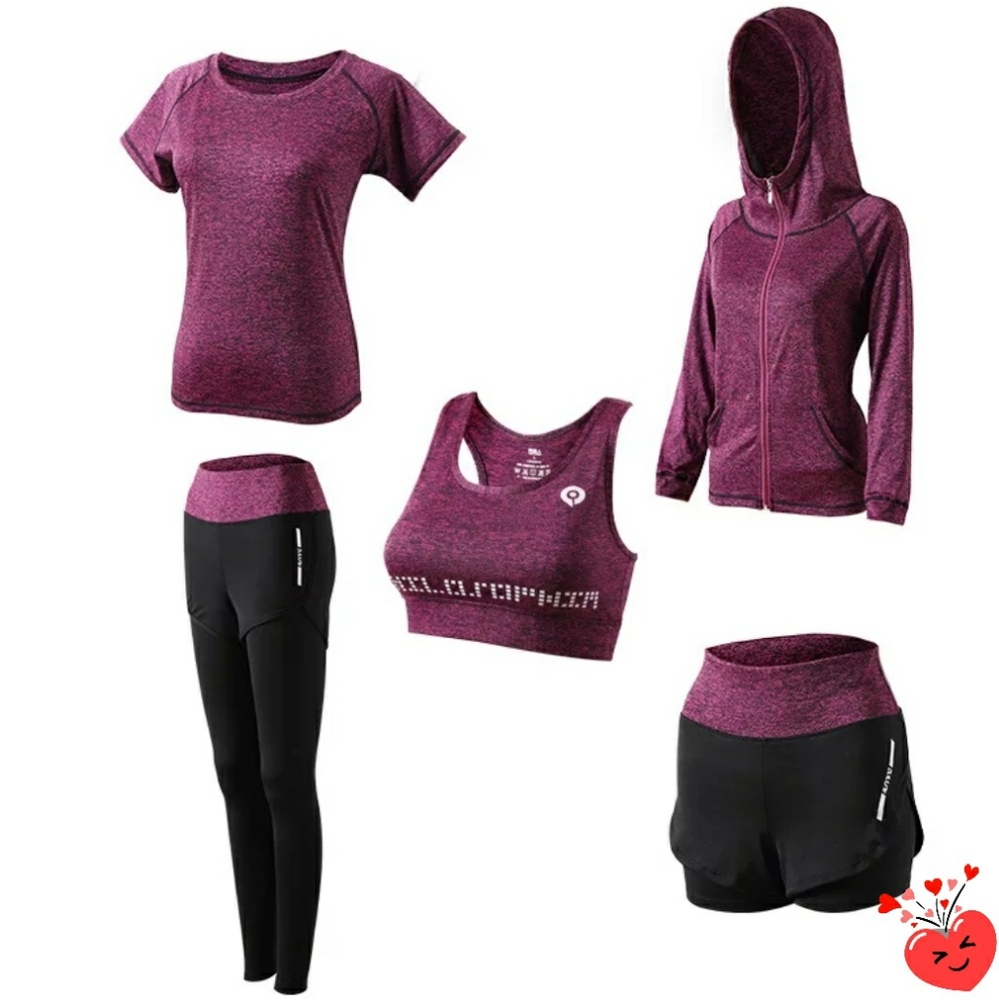 5-Piece workout/exercise/yoga set